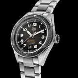 Tag Heuer Autavia Automatic Grey Dial Silver Steel Strap Watch for Men - WBE5114.EB0173 Authentic Buy Shop Now