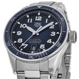 Tag Heuer Autavia Automatic Blue Dial Silver Steel Strap Watch for Men - WBE5116.EB0173 Authentic Buy Shop Now