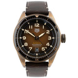Tag Heuer Autavia Brown Dial Brown Leather Strap Watch for Men - WBE5191.FC8276 Authentic Buy Shop Now