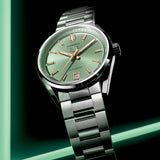 Tag Heuer Carrera Date Automatic 18K Green Dial Silver Steel Strap Watch for Women - WBN2312.BA0001 Authentic Buy Shop Now