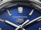 Tag Heuer Carrera Diamonds Blue Dial Silver Steel Strap Watch for Women - WBN2413.BA0621 Authentic Buy Shop Now
