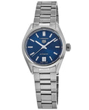 Tag Heuer Carrera Blue Dial Silver Steel Strap Watch for Women - WBN2411.BA0621 Authentic Buy Shop Now