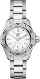 Tag Heuer Aquaracer Professional 200 Quartz White Dial Silver Steel Strap Watch for Women - WBP1411.BA0622 Authentic Buy Shop Now