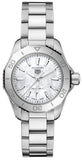 Tag Heuer Aquaracer Professional 200 Quartz Mother of Pearl Dial Silver Steel Strap Watch for Women - WBP1418.BA0622 Authentic Buy Shop Now