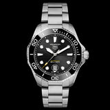 Tag Heuer Aquaracer Professional 300 Automatic Black Dial Silver Steel Strap Watch for Men - WBP201A.BA0632 Authentic Buy Shop Now