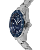 Tag Heuer Aquaracer Professional 300 Automatic Diamonds Blue Dial Silver Steel Strap Watch for Women - WBP231B.BA0618 Authentic Buy Shop Now