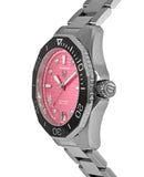 Tag Heuer Aquaracer Professional 300 Automatic Diamonds Pink Dial Silver Steel Strap Watch for Women - WBP231J.BA0618 Authentic Buy Shop Now