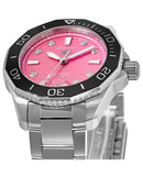 Tag Heuer Aquaracer Professional 300 Automatic Diamonds Pink Dial Silver Steel Strap Watch for Women - WBP231J.BA0618 Authentic Buy Shop Now