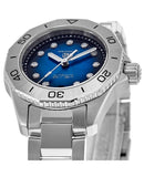 Tag Heuer Aquaracer Professional 200 Automatic Diamond Blue Dial Silver Steel Strap Watch for Women - WBP2411.BA0622 Authentic Buy Shop Now