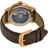 Tissot T Classic Carson Powermatic 80 White Dial Brown Leather Strap Watch for Men - T085.407.36.013.00 Authentic Buy Shop Now