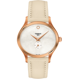 Tissot T Lady Bella Ora Mother of Pearl Dial Cream Leather Strap Watch for Women - T103.310.36.111.00 Authentic Buy Shop Now