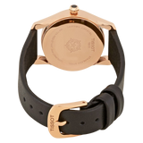 Tissot T Wave Diamond Mother of Pearl Dial Black Leather Strap Watch For Women - T112.210.36.111.00 Authentic Buy Shop Now