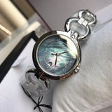 Tissot T Lady Flamingo Mother of Pearl Blue Dial Silver Steel Strap Watch for Women - T094.210.11.126.00 Authentic Buy Shop Now