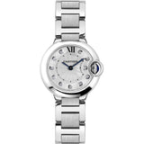 Cartier Ballon Bleu de Cartier Diamonds Silver Dial Silver Steel Strap Watch for Women - WE902073 Authentic Buy Shop Now