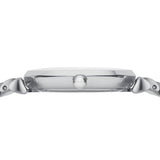 Emporio Armani Gianni T-Bar Mother of Pearl Dial Silver Stainless Steel Watch For Women - AR1908 Authentic Buy Shop Now