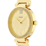 Guess Soho Champagne Dial Stainless Steel Mesh Bracelet Watch For Women - W0638L2 Authentic Buy Shop Now