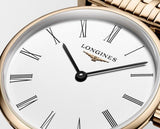 Longines La Grande Classique White Dial Rose Gold Mesh Bracelet Watch for Women - L4.209.1.91.8 Authentic Buy Shop Now