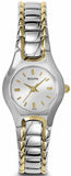 Bulova Classic White Dial Two Tone Steel Strap Watch for Women - 98T84 Authentic Buy Shop Now