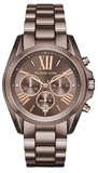 Michael Kors Bradshaw Chronograph Brown Dial Brown Steel Strap Watch For Women - MK6247 Authentic Buy Shop Now