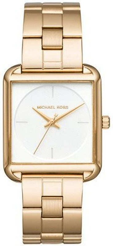 Michael Kors Lake Quartz White Dial Gold Steel Strap Watch For Women - MK3644 Authentic Buy Shop Now