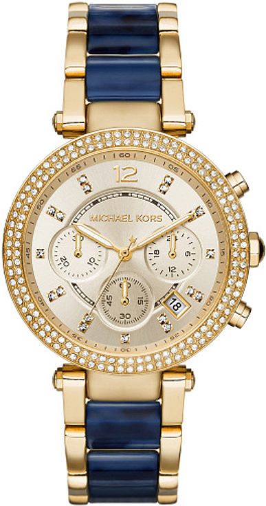 Michael Kors Parker Gold Dial Two Tone Steel Strap Watch for Women - MK6238 Authentic Buy Shop Now