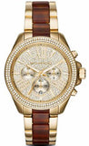 Michael Kors Wren Gold Dial Two Tone Steel Strap Watch for Women - MK6294 Authentic Buy Shop Now