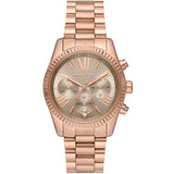 Michael Kors Bradshaw Chronograph Rose Gold Dial Rose Gold Steel Strap Watch for Women - MK5799 Authentic Buy Shop Now