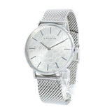 Coach Perry Quartz Silver Dial Silver Mesh Bracelet Watch for Women - 14503384 Authentic Buy Shop Now