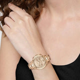 Hugo Boss Carnation Gold Dial Gold Steel Strap Watch for Women - 1502592 Authentic Buy Shop Now