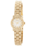 Marc Jacobs Amy Dinky White Dial Gold Steel Strap Watch for Women - MBM3226 Authentic Buy Shop Now