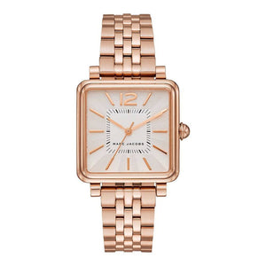 Marc Jacobs Vic Silver Dial Rose Gold Steel Strap Watch for Women - MJ3514 Authentic Buy Shop Now