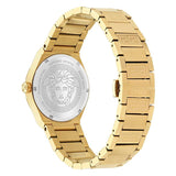 Versace V-Auria Quartz Black Dial Gold Steel Strap Watch for Men - VE0F00525 Authentic Buy Shop Now