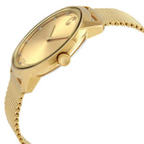 Movado Bold Diamonds Gold Dial Gold Mesh Bracelet Watch For Men - 3600460 Authentic Buy Shop Now