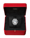 Cartier Ballon Bleu De Cartier Silver Dial Black Leather Strap Watch for Women - WSBB0034 Authentic Buy Shop Now