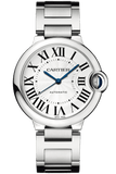 Cartier Ballon Bleu De Cartier Silver Dial Silver Steel Strap Watch for Women - WSBB0048 Authentic Buy Shop Now