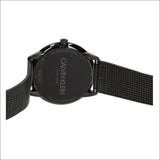 Calvin Klein Minimal Black Dial Black Mesh Bracelet Watch for Women - K3M22421 Authentic Buy Shop Now