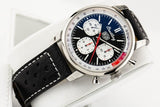 Breitling Top Time B01 Deus Black Dial Black Leather Strap Watch for Men - AB01765A1B1X1 Authentic Buy Shop Now