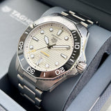 Tag Heuer Aquaracer Professional 300 Automatic Silver Dial Silver Steel Strap Watch for Men - WBP201C.BA0632 Authentic Buy Shop Now