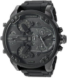 Diesel Mr Daddy 2.0 Chronograph Black Dial Black Steel Strap Watch For Men - DZ7396 Authentic Buy Shop Now
