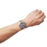 Gucci G Timeless Grey Dial Two Tone Steel Strap Watch For Men - YA126446 Authentic Buy Shop Now