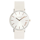 Coach Perry White Dial White Leather Strap Watch for Women - 14503117 Authentic Buy Shop Now