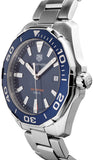 Tag Heuer Aquaracer Blue Dial Silver Steel Strap Watch for Men - WAY101C.BA0746 Authentic Buy Shop Now