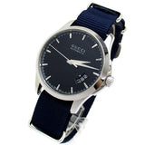 Gucci G Timeless Quartz Black Dial Black Leather Strap Watch for Men - YA126413 Authentic Buy Shop Now