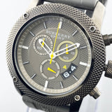 Burberry Sport Endurance Chronograph Grey Dial Grey Rubber Strap Watch for Men - BU7713 Authentic Buy Shop Now