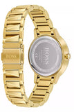 Hugo Boss Signature Gold Dial Gold Steel Strap Watch for Women - 1502541 Authentic Buy Shop Now