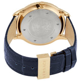 Versace Univers Navy Blue Dial Navy Blue Leather Strap Watch for Men - VEBK00318 Authentic Buy Shop Now