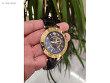 Versace V-Race Quartz Black Dial Black Leather Strap Watch For Men - VEBV00119 Authentic Buy Shop Now