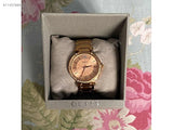 Guess Park Ave Quartz Rose Gold Dial Rose Gold Steel Strap Watch For Women - W0636L2 Authentic Buy Shop Now