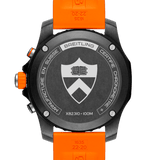 Breitling Endurance Pro Princeton University Edition Black Dial Orange Rubber Strap Watch for Men - X823104C1B1S1 Authentic Buy Shop Now