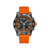 Breitling Endurance Pro Princeton University Edition Black Dial Orange Rubber Strap Watch for Men - X823104C1B1S1 Authentic Buy Shop Now